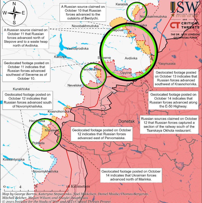 ISW: наступление россиян на Авдеевку было предсказуемым - фото