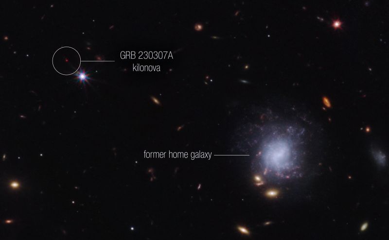 Мощный гамма-всплеск от слияния нейтронных звезд образует элементы, необходимые для жизни - фото
