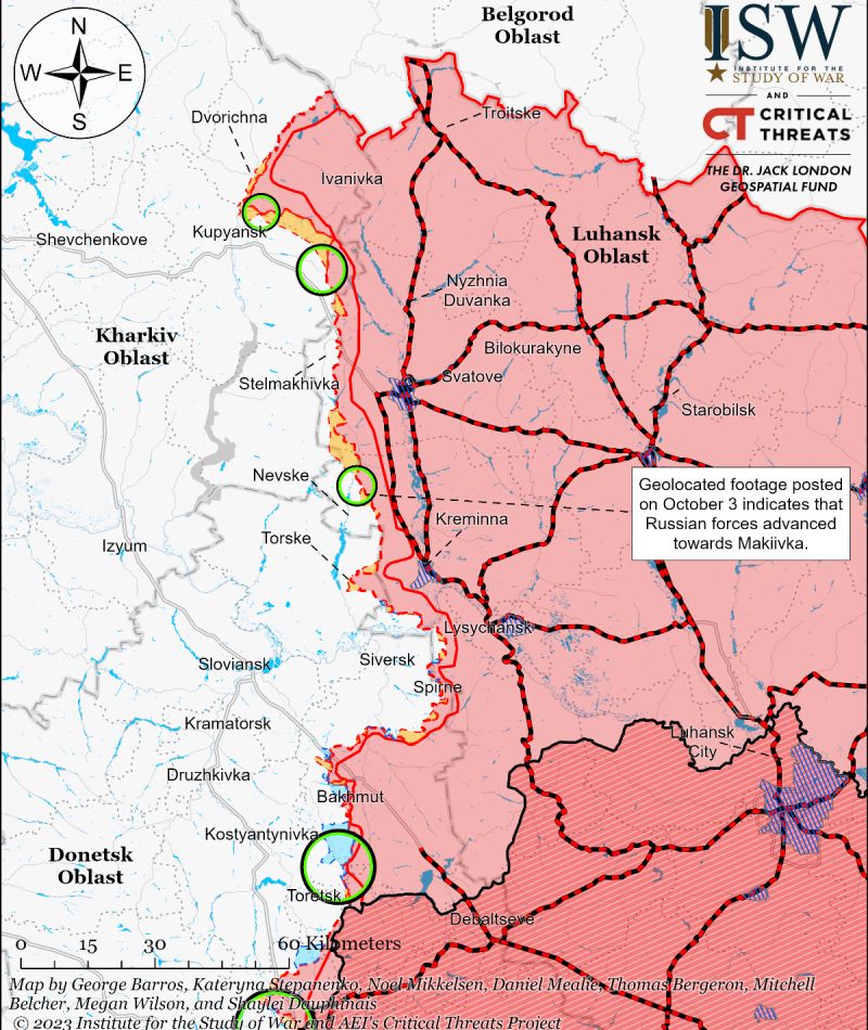 В ISW оценили возможности российского наступления в районе Купянска - фото