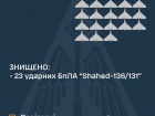 ПВО уничтожила все 23 "Шахеда"