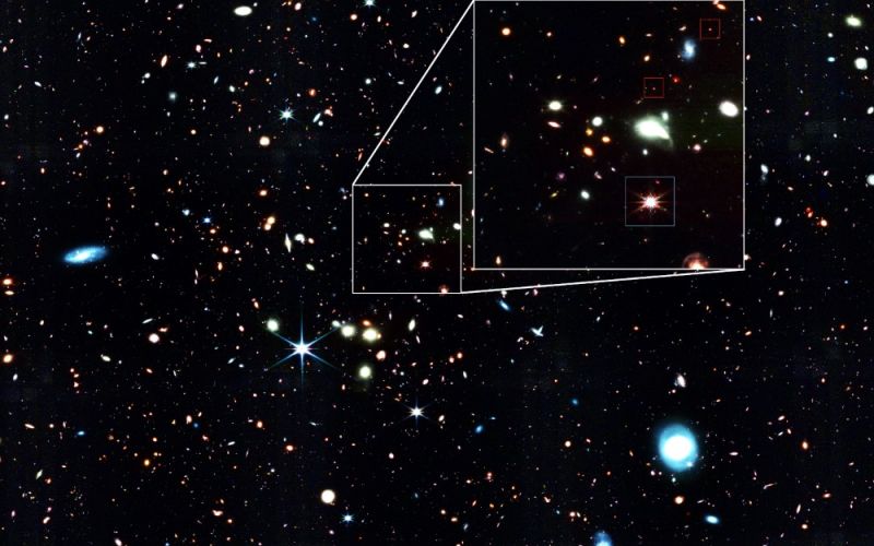 JWST разглядел большое количество новорожденных квазаров в ранней Вселенной - фото