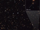 Уэбб открыл тайны галактики, одной из самых отдаленных среди когда-либо виденных