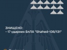 ПВО уничтожила 17 из 17 "шахедов"
