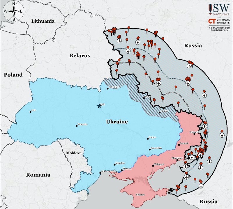 ISW: США на 16% уменьшили территорию россии, по которой можно бить американским оружием - фото