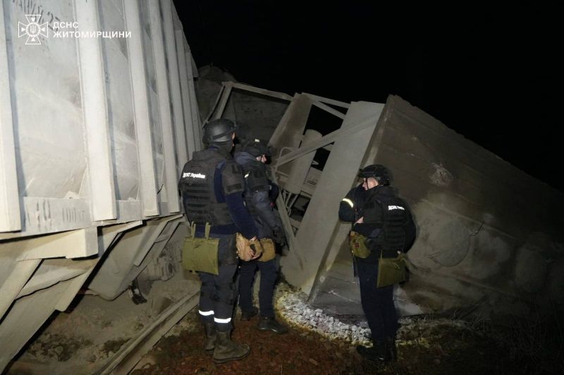 В Житомирской области «шахеды» атаковали энергетическую и транспортную инфраструктуру - фото