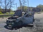 Рашисты ударили ракетой по Мерефе, убив гражданских. Дополнено