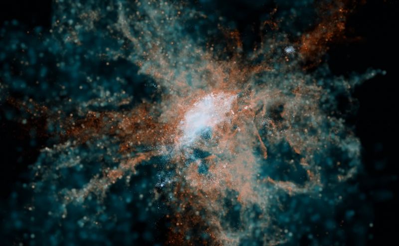 JWST обнаружил, что ранние галактики уже наполняли Вселенную тяжелыми элементами - фото